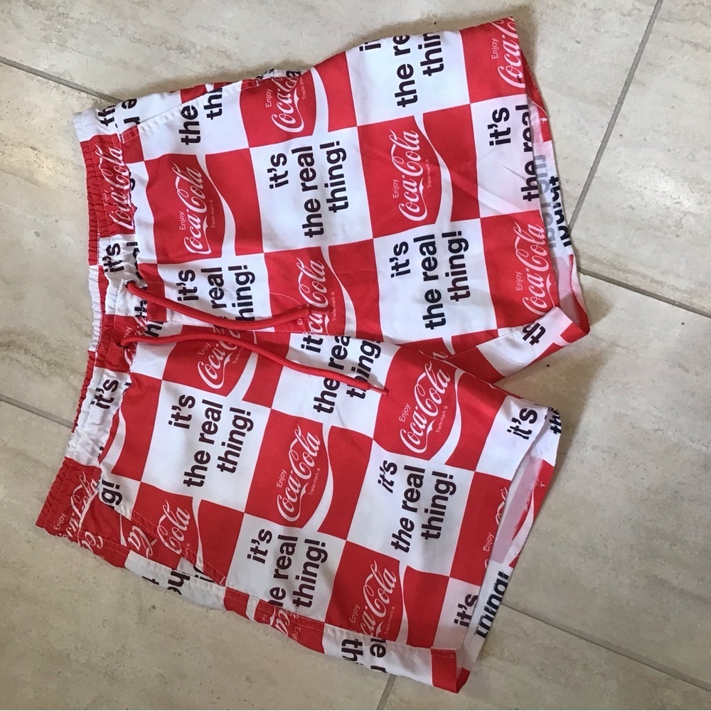 Coca Cola swim shorts M